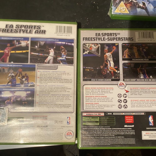 NBA Live 05 and 06 Xbox classic games CIB