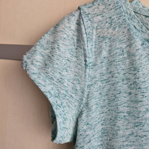 Bershka T-shirt in turquoise color like new, size M