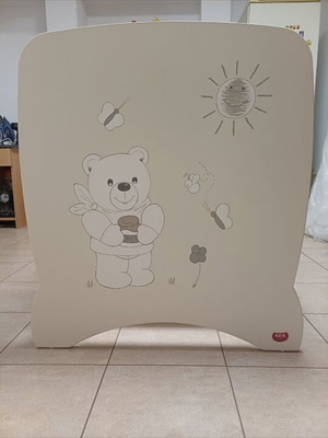 Baby cot NEK with Grecostrom Cocolatex mattress like new