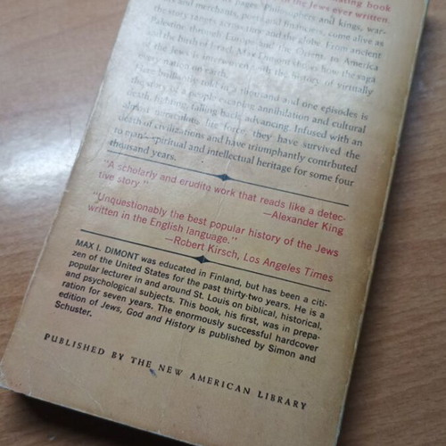 Jews God and History book like new from 1962