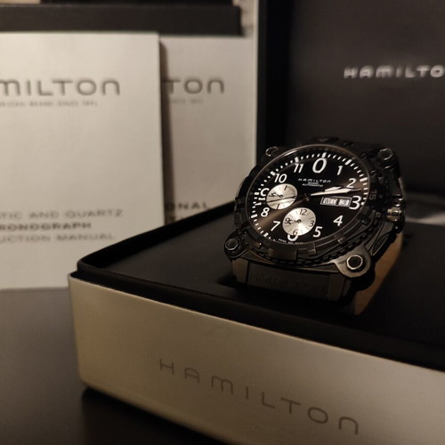 Hamilton Khaki Automatic Below Zero Diver Chronograph 200m like new