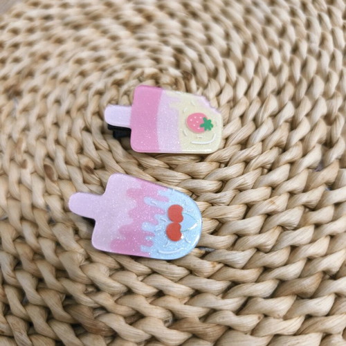 Summer hair clips new, pink designs