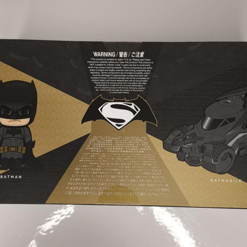 Hot Toys Cosbaby Batman v Superman Dawn of Justice Batman & Batmobile like new, sealed