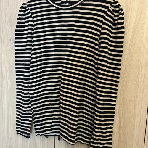 Zara Women's Striped Blouse Like New Size Large