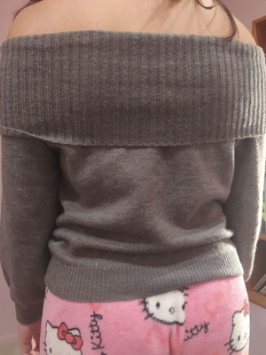 Pullover new gray