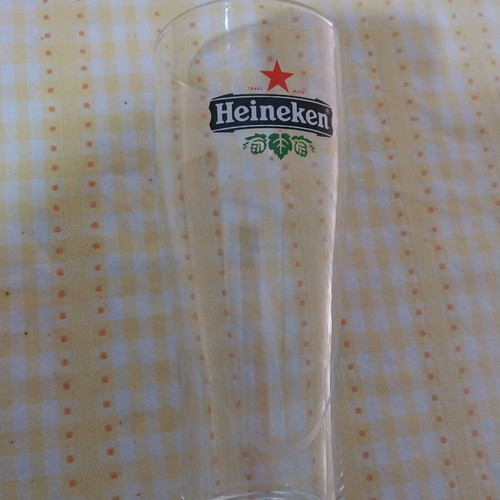 Heineken beer glasses new, set of 6 pieces