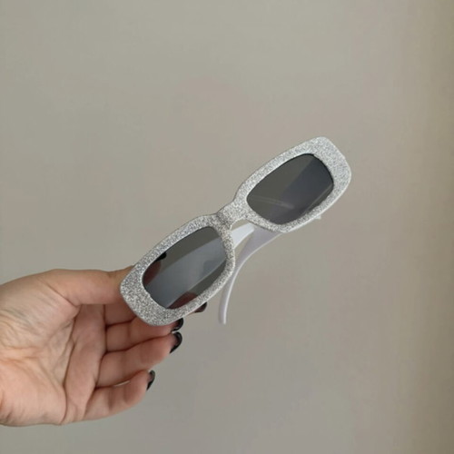 Glitter sunglasses brand new silver unisex for adults and kids