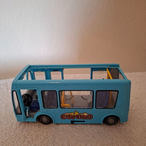 Toy bus used with rolling wheels