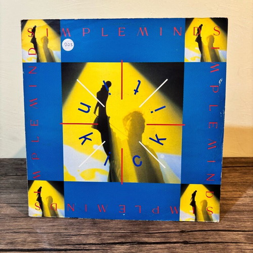 Simple Minds Kickitin vinyl record used, pop