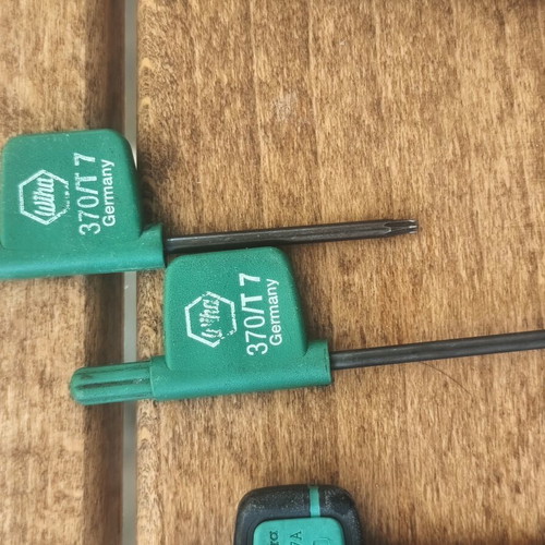 Wiha Wera Allen and Torx set used