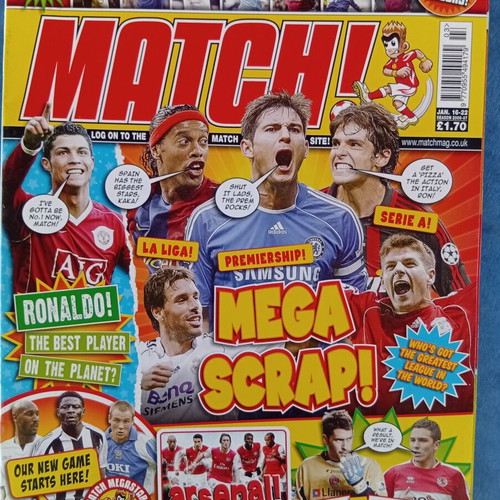 Match Football Magazine issue 16-22/1/2006 like new with Arsenal posters