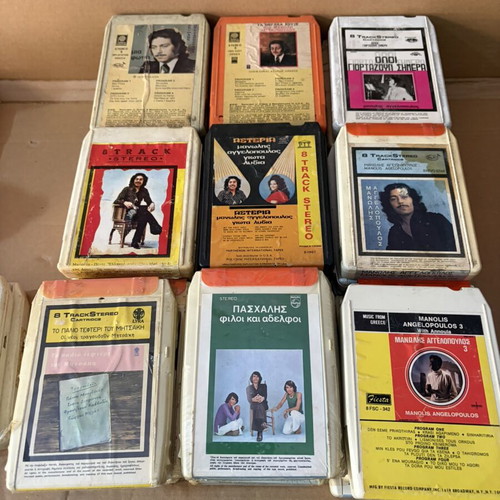 8 Track tapes like new, set of 54, laiko genre