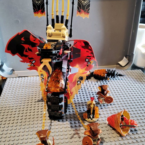 Lego Ninjago Fire Fang used, original