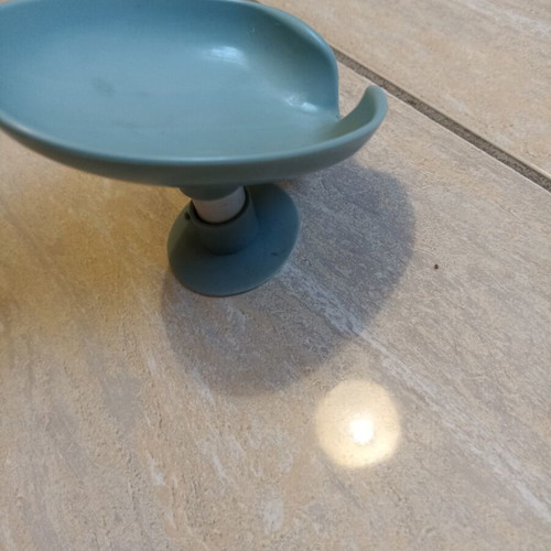 Soap holder with suction cup