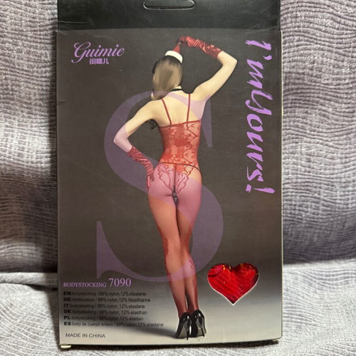 Sexy lingerie new, red, one size