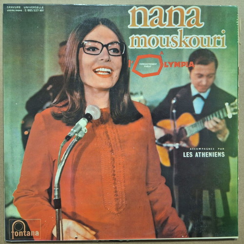 Nana Mouskouri Accompagnée Par Les Athéniens vinyl used, folk