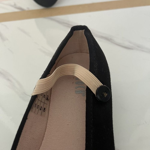 Ballerina shoes for girls size 19 like new, with small heel