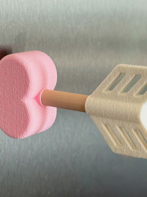 Cupid's Arrow Refrigerator Magnet new for Valentine's Day