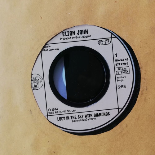Rock 7" singles pack of 8 used with artists like David Bowie and Elton John