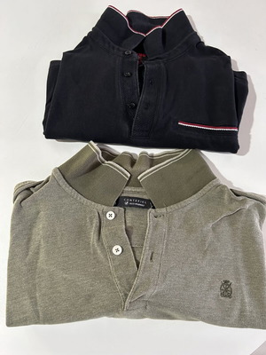 Men's polo shirts used, pack of two, size XL