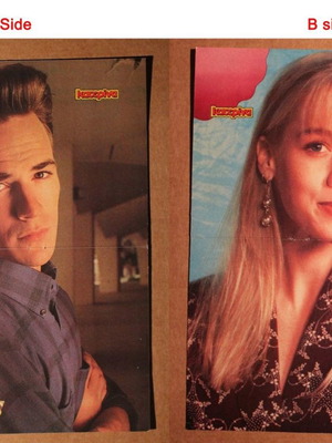 Luke Perry Jennie Garth Beverly Hills 90210 Poster like new