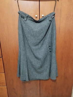Midi skirt Flash gray anthracite, like new, size 50
