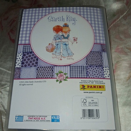 Sarah Kay Panini album new with photocards