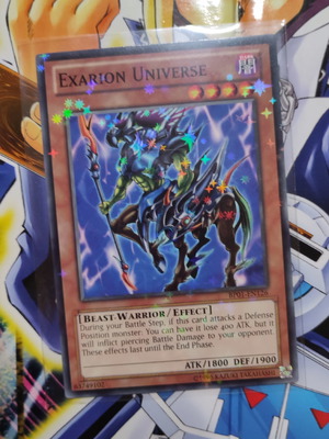 Exarion Universe Starfoil κάρτα Yu-Gi-Oh! μεταχειρισμένη, συλλεκτική