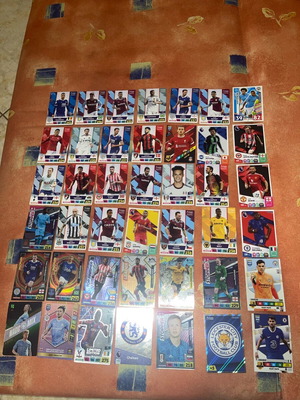 Premier League cards like new, pack of 42 pieces