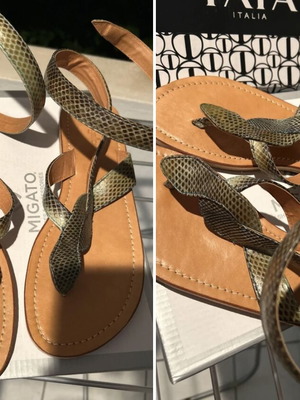 Sandals like new, very special design