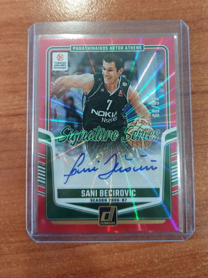 Panini Donruss EuroLeague 2024-2025 Sani Becirovic Signature Series card like new