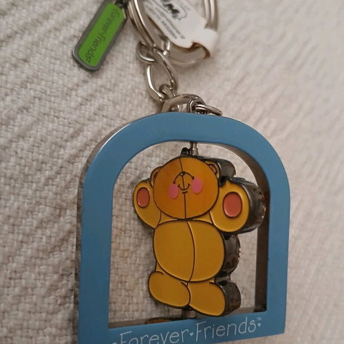 Forever Friends vintage keychain new, multicolor