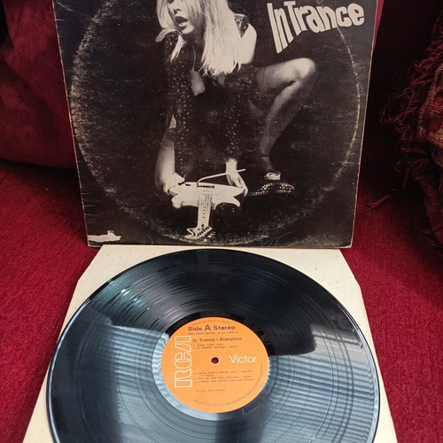 Scorpions In Trance vinyl record used, rock genre