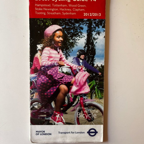 London England Tourist Map 2012 - 2013 used