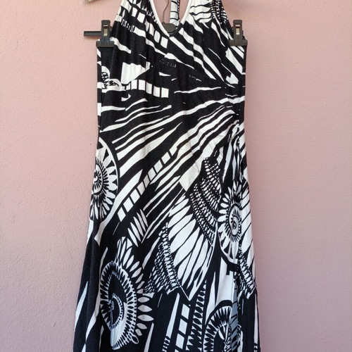 Giovane San Martino dress like new, midi, black and white, size M