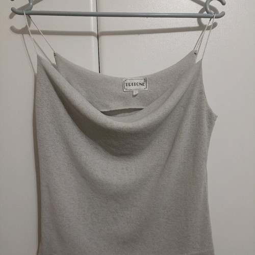 Women's gray tank top like new, size S