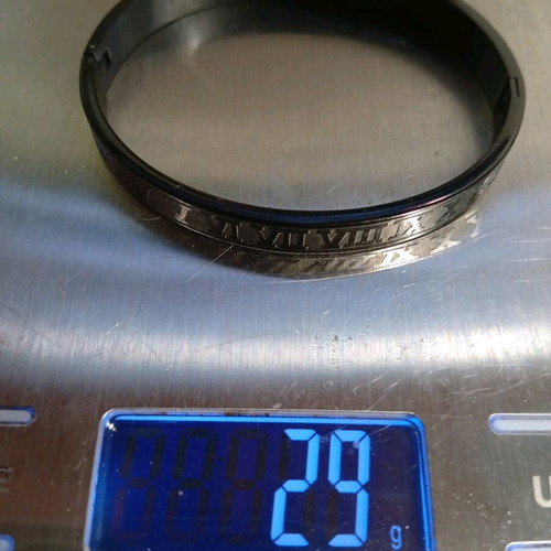 Men's stainless steel bracelet black matte new