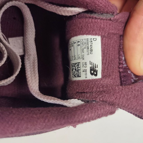 New Balance athletic shoes like new, size 38, white and red