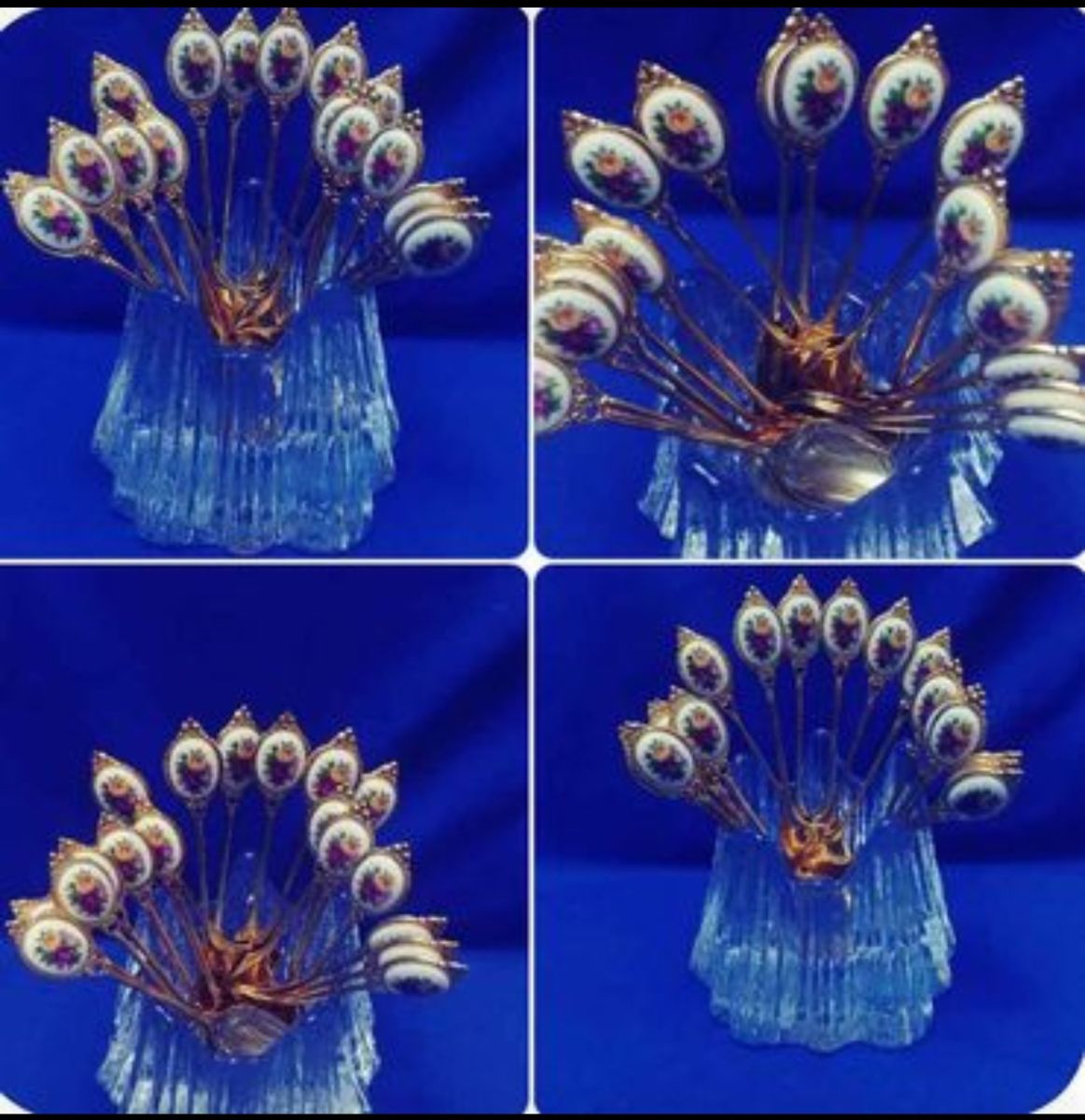 Nybro Volcano crystal candle holder, new - € 40,00 - Vendora.cy