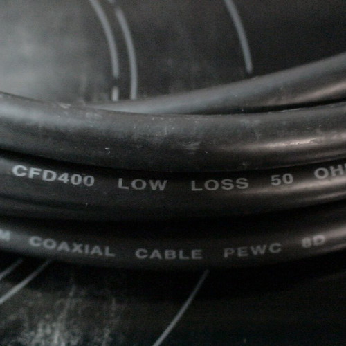 CFD400 50 Ohm coaxial cable 6.5m used low loss