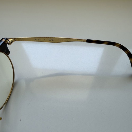 Ray Ban eyeglasses leopard gold frame used