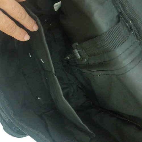 School bag used with back padding and hard bottom