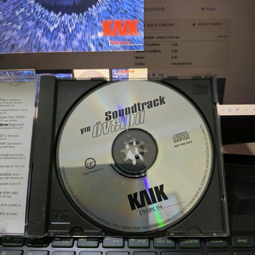 Soundtrack Gia Oneira CD like new, electronic music