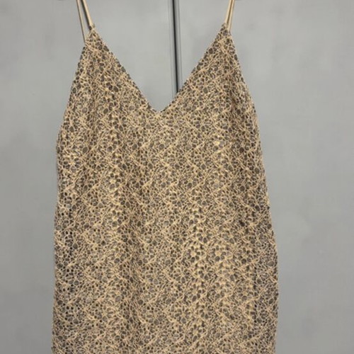 Mini dress Zara used, beige, size S
