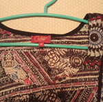 Boho top medium like new, multicolored
