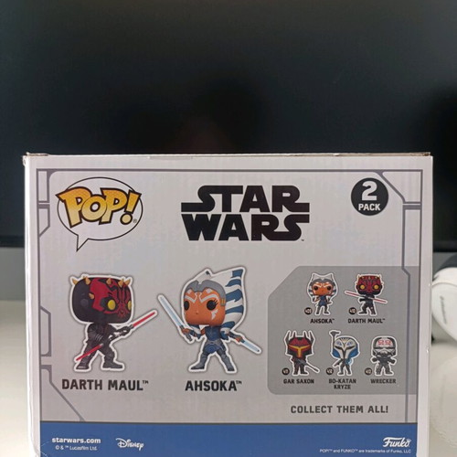 Darth Maul VS Ahsoka 2 Pack Funko Pop new