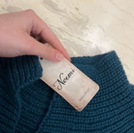 Knitted cardigan dark ocean blue color new, size M