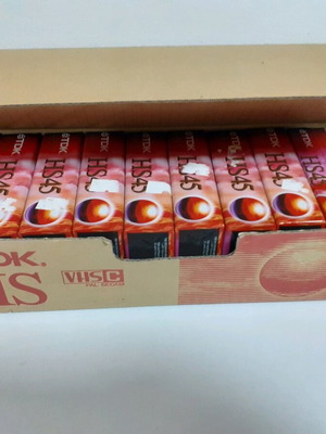 Κασέτες TDK HS45 VHS.C πακέτο 10 καινούργιες