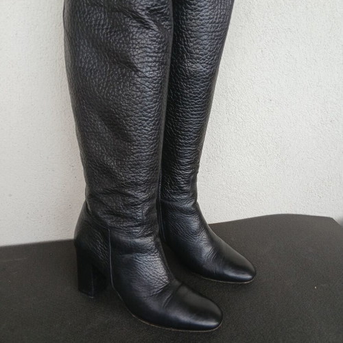 Logan leather boots Vero Cuoio like new, size 39, black
