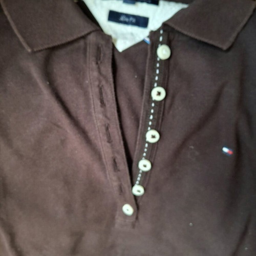 Tommy Hilfiger Polo Shirt women's like new, brown, size S